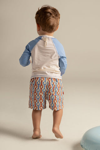 Îlot Internacional, Kids swim shorts, Summer, Beach, Men's clothing