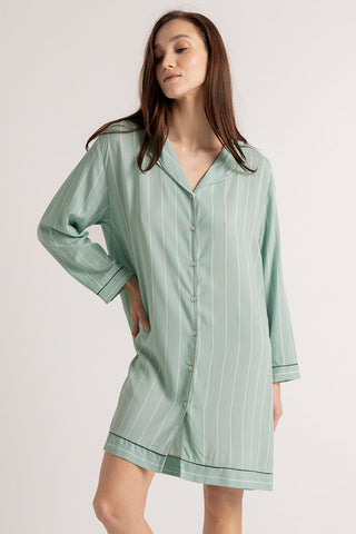 dress shirt nightgown FOREEMME Women's Cotton Nightgown, Short Sleeve, Casual Pajamas, Soft Sleepwear, M Size, Pink Cat