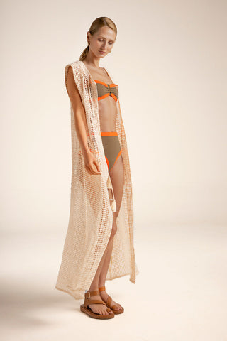 Touché Internacional, Balneaire, Long cover up, Women's beachwear, Summer, Beach