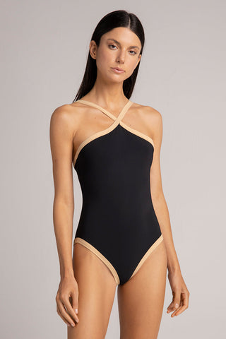 Balneaire, Halter one piece, Ref. 0E61051, Swimwear, One Piece