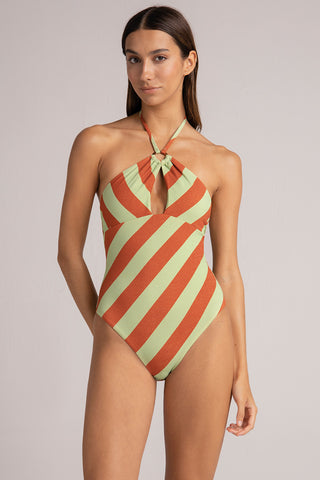 Halter one piece