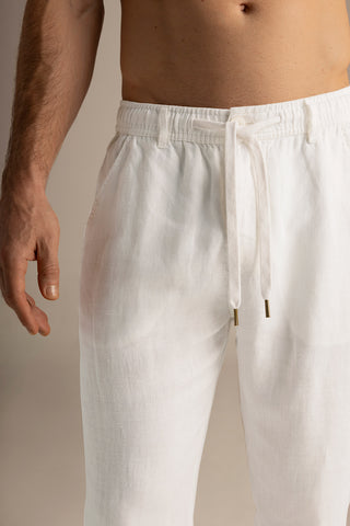 pantalones de lino
