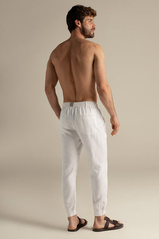 pantalones de lino