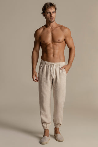 Linen jogger duna pants