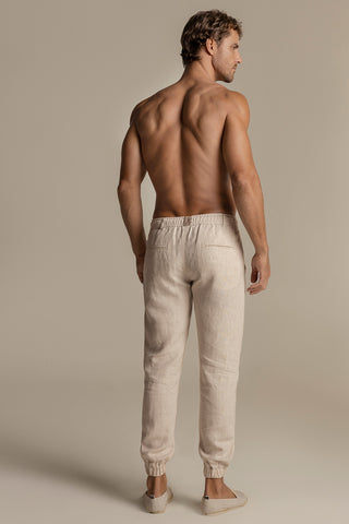 Linen jogger duna pants