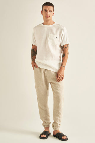 Linen jogger pants