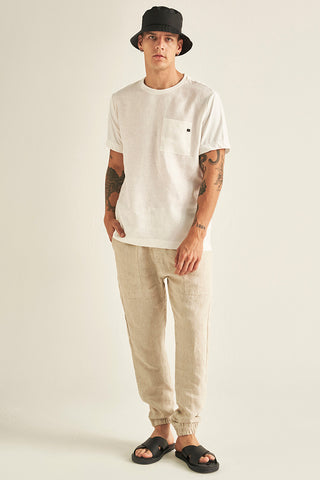 Linen jogger pants