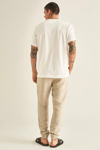 Linen jogger pants