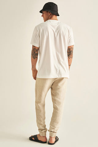 Linen jogger pants