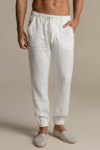 Linen jogger duna pants