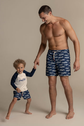 Îlot Colombia, Bahía swimshorts, Men's swim shorts, Summer, Beach