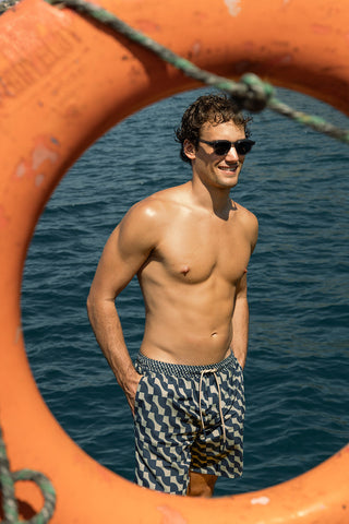 Îlot Internacional, Bahía swim shorts, Summer, Beach, Men's Clothing, Men's Casual Clothing
