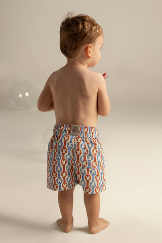 Îlot Internacional, Kids swim shorts, Summer, Beach, Men's clothing