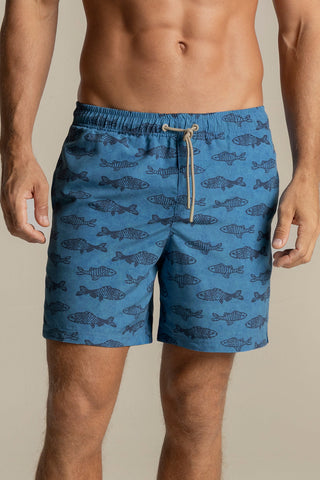 Îlot Colombia, Península swimshorts, Men's swim shorts, Summer, Beach