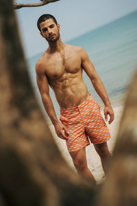 Surf cut swim shorts