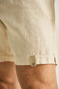 pantalones cortos de lino