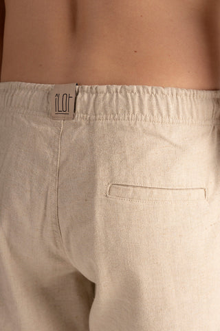 Îlot Internacional, Costa linen shorts, Summer, Beach, Men's clothing