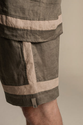 Îlot Internacional, Faro linen shorts, Men's swim shorts, Summer, Beach, Men's clothing