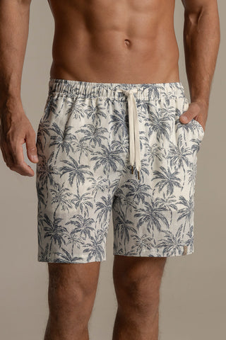 Îlot Colombia, Faro linen shorts, Men's swim shorts, Summer, Beach, Men's clothing