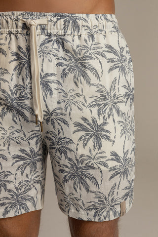 Îlot Colombia, Faro linen shorts, Men's swim shorts, Summer, Beach, Men's clothing