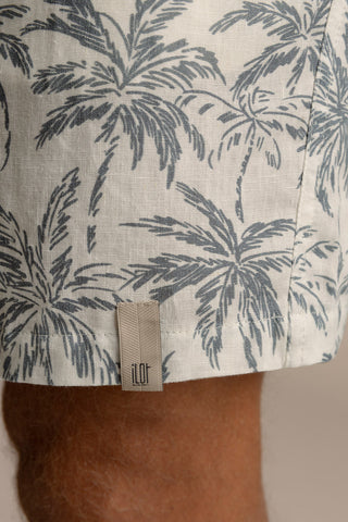 Îlot Colombia, Faro linen shorts, Men's swim shorts, Summer, Beach, Men's clothing