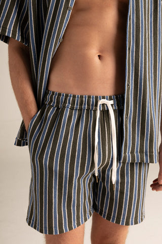 Îlot Internacional, Faro linen shorts, Summer, Beach, Men's clothing