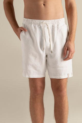 pantalones cortos de lino