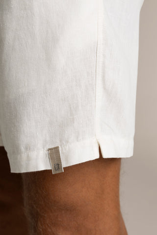 pantalones cortos de lino