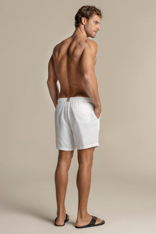 pantalones cortos de lino