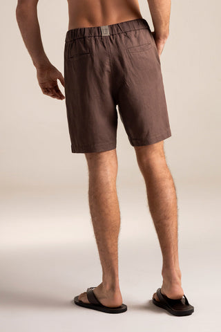Îlot Internacional, Linen shorts, Summer, Men's Beachwear, Vacation Clothing