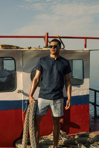 Îlot Internacional, Linen shorts, Summer, Beach, Men's Clothing, Men's Casual Clothing