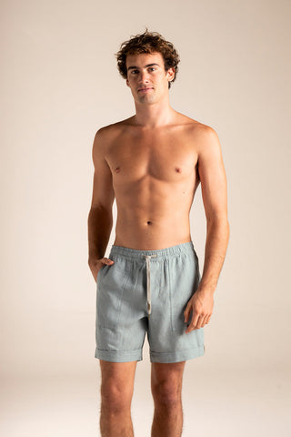 Îlot Internacional, Linen shorts, Summer, Beach, Men's Clothing, Men's Casual Clothing
