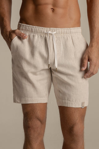 Linen costa shorts