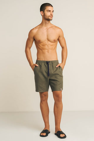 Îlot, Linen shorts,Ref.BH47051, Îlot/Men, Shorts Men