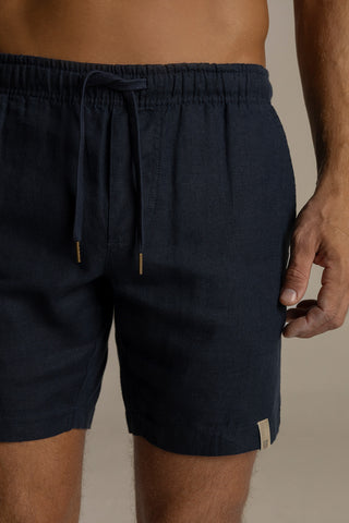 Linen costa shorts