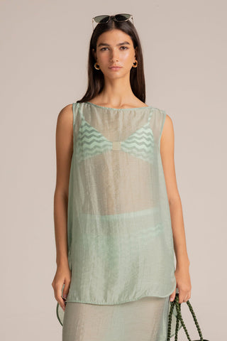Touché Internacional, Balneaire, Short sleeve top, Beachwear, Summer, Vacation, Casual. Comfortable