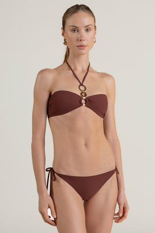 Bandeau bikini top