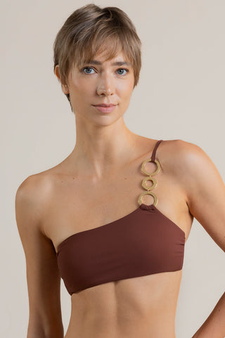 Balnéaire, One-shoulder bikini top, Ref. 0B13T53, Swimwear, Bikini Tops, Conjunto