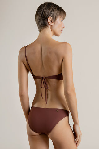 One-shoulder bikini top