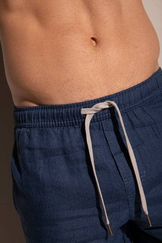 Pantalones cortos de lino