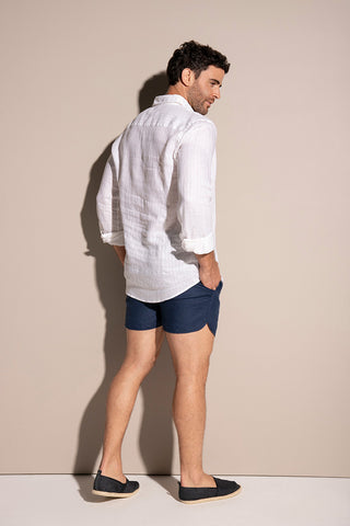 Pantalones cortos de lino