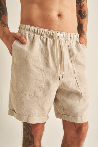 Ilot, Linen Bermuda, Ref.BH35K32, Ilot/Men, Linen,Shorts Men