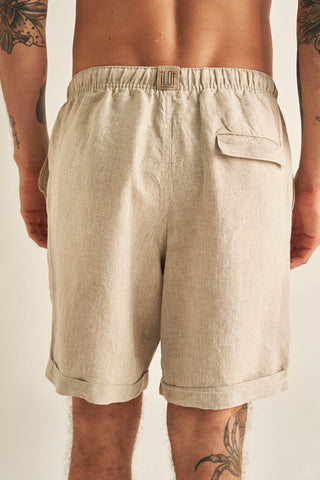 Ilot, Linen Bermuda, Ref.BH35K32, Ilot/Men, Linen,Shorts Men