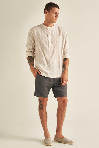 Ilot, Linen shirt, SH65032, Ilot/Men, Linen, Shirt Men