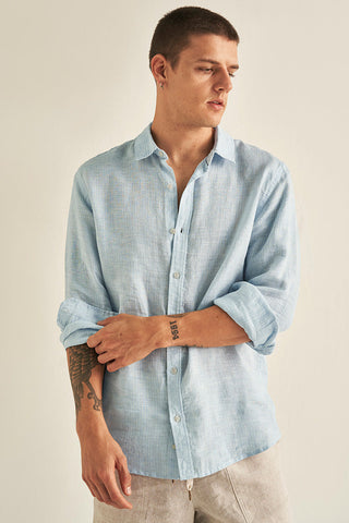 Ilot, Linen shirt, SH66032, Ilot/Men, Linen, Shirt Men