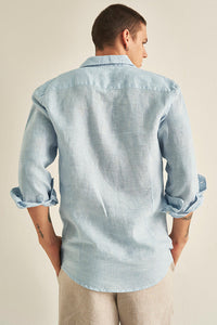 Ilot, Linen shirt, SH66032, Ilot/Men, Linen, Shirt Men