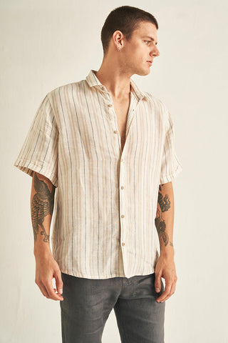 Ilot, Linen shirt, SH67032, Ilot/Men, Linen, Shirt Men