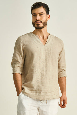 Ilot, Linen shirt, Ref.SH73041, Ilot/Men, Linen, Shirt Men