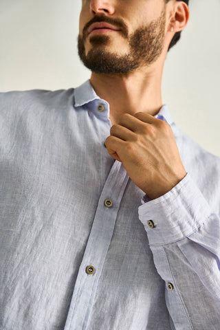 Ilot, Linen shirt, Ref.SH76041, Ilot/Men, Linen, Shirt Men