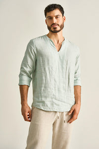 Ilot, Linen shirt, Ref.SH78041, Ilot/Men, Linen, Shirt Men